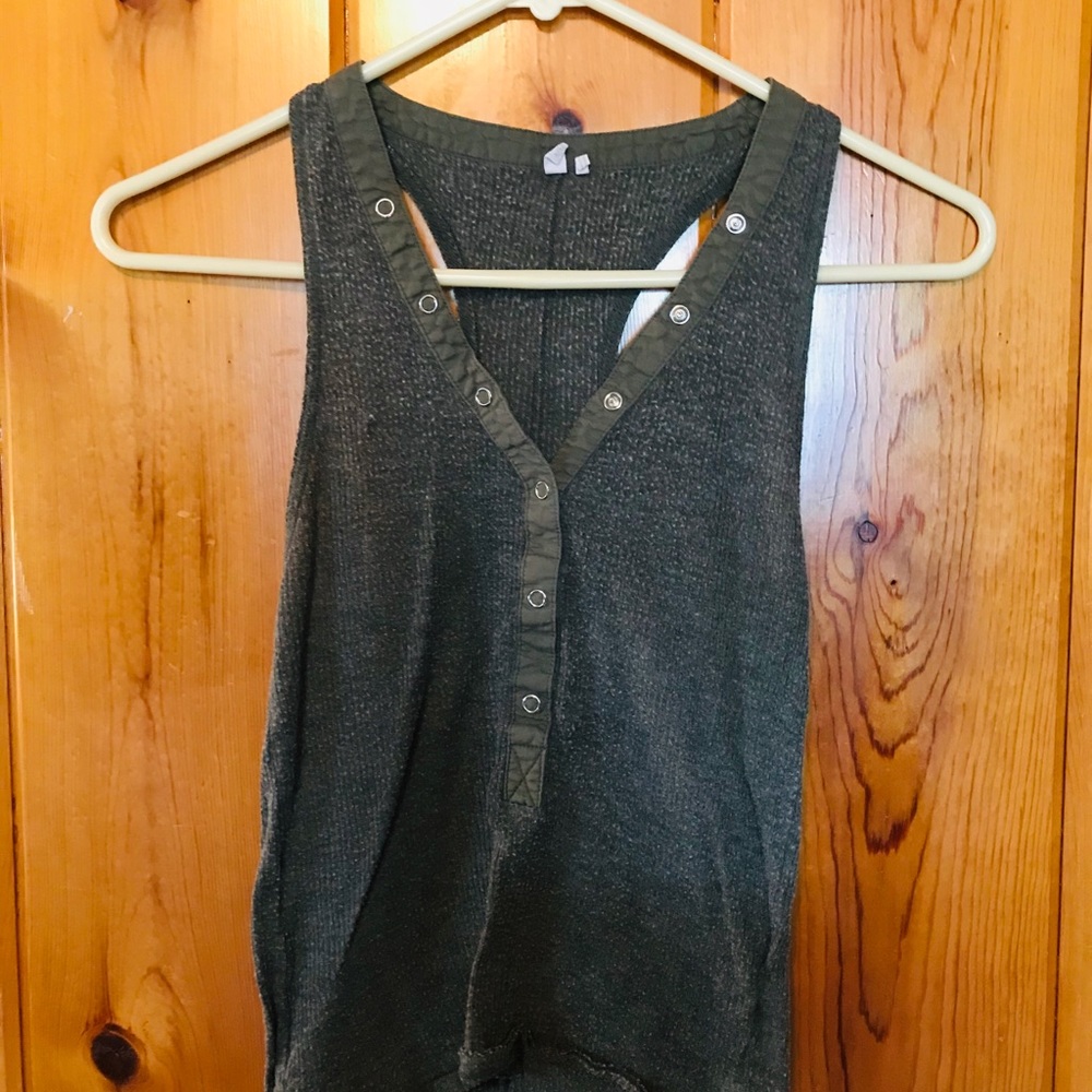 Olive green urban outfitters tank top